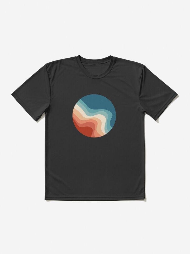 Retro Waves Active T-Shirt