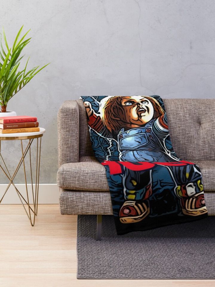 Chucky Child's Play doll Throw Blanket