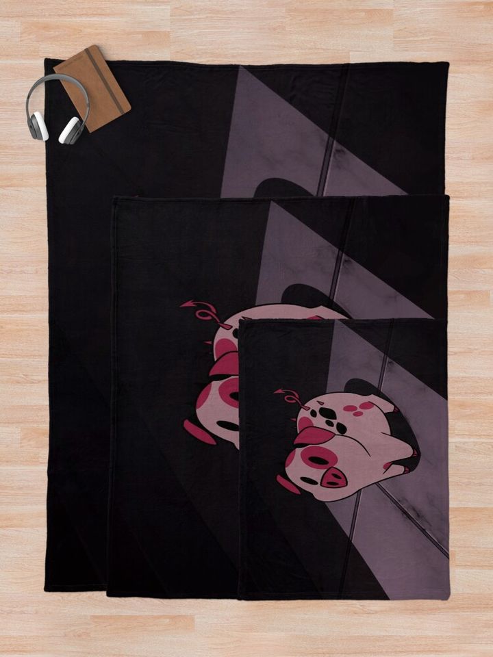 Fat Nuggets Hazbin Hotel Blanket, Hazbin Hotel Fan Gift