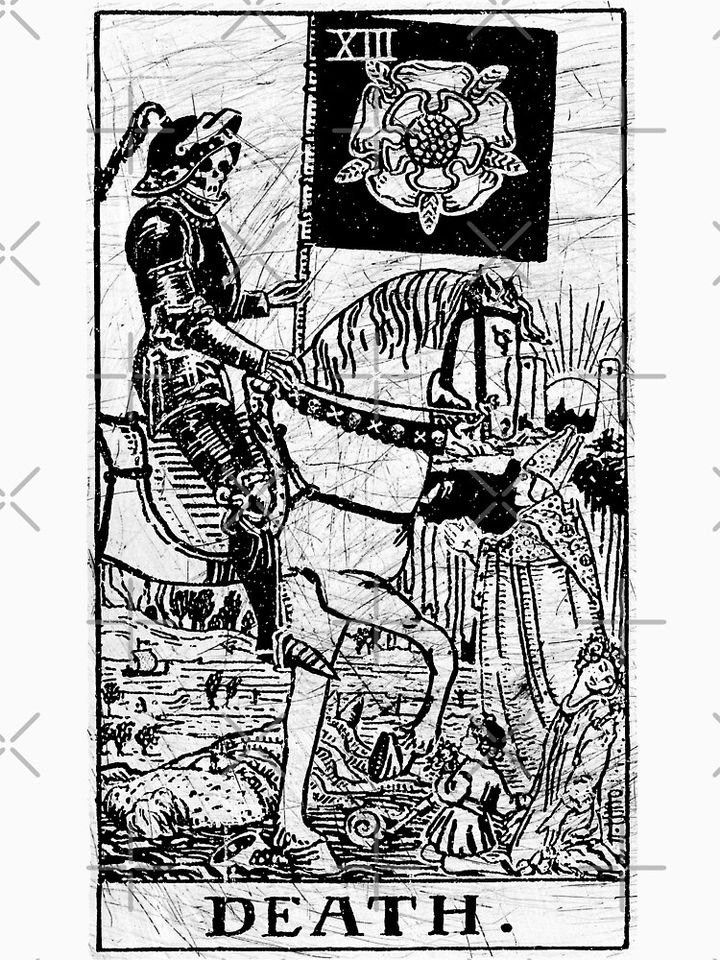 Death Tarot Card - Major Arcana - fortune telling - occult Tank Top