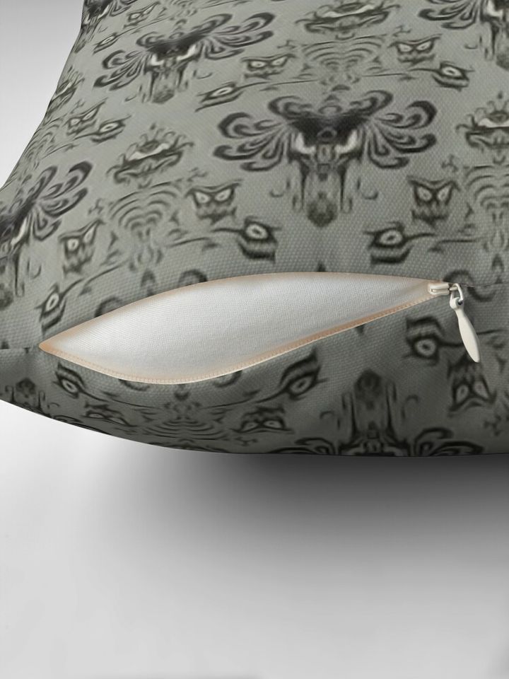The Haunted Mansion Wallpaper Pillow