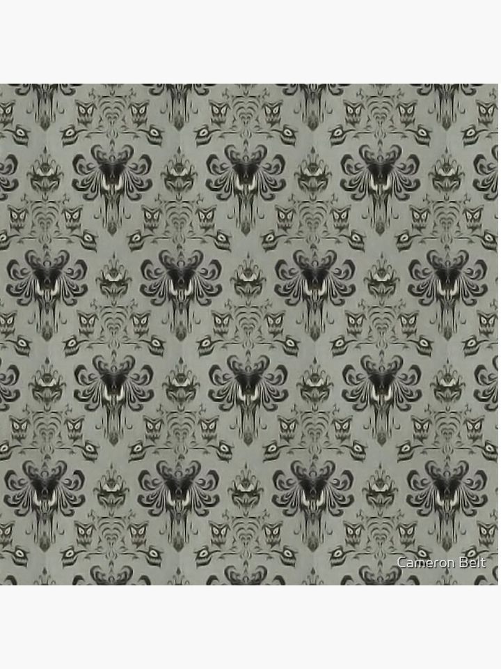 The Haunted Mansion Wallpaper Pillow