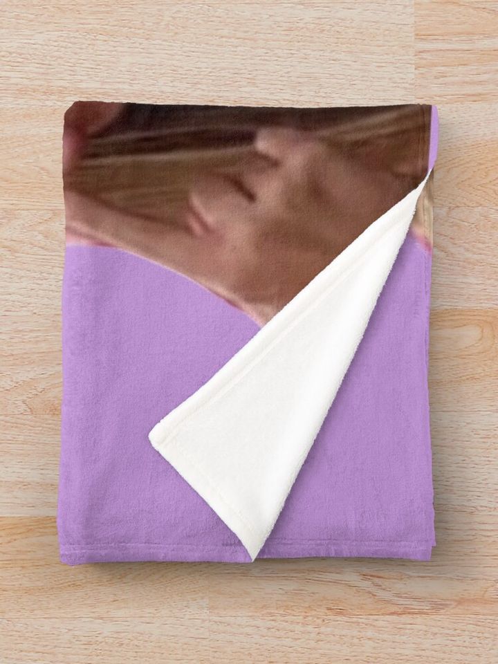 funny Hannah Montana sticker Throw Blanket