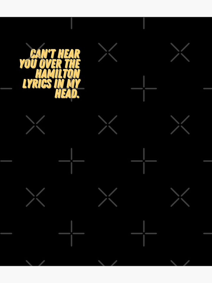 Hamilton Lyrics Backpack