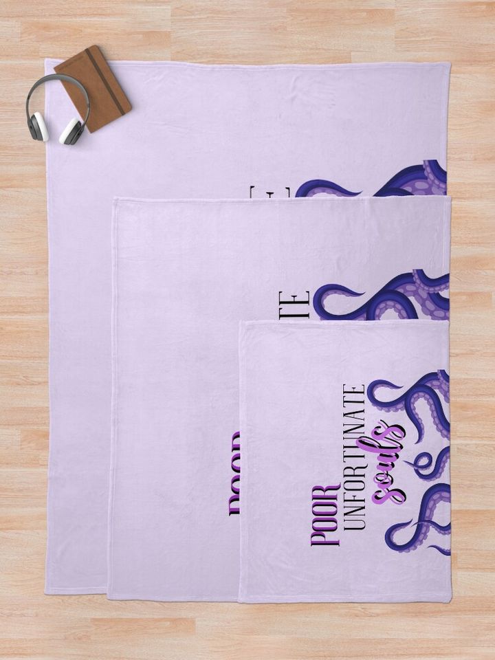 Poor Unfortunate Souls Throw Blanket