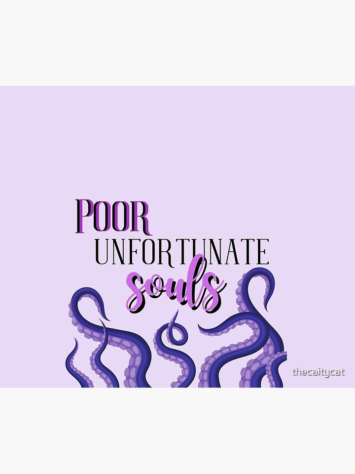 Poor Unfortunate Souls Throw Blanket