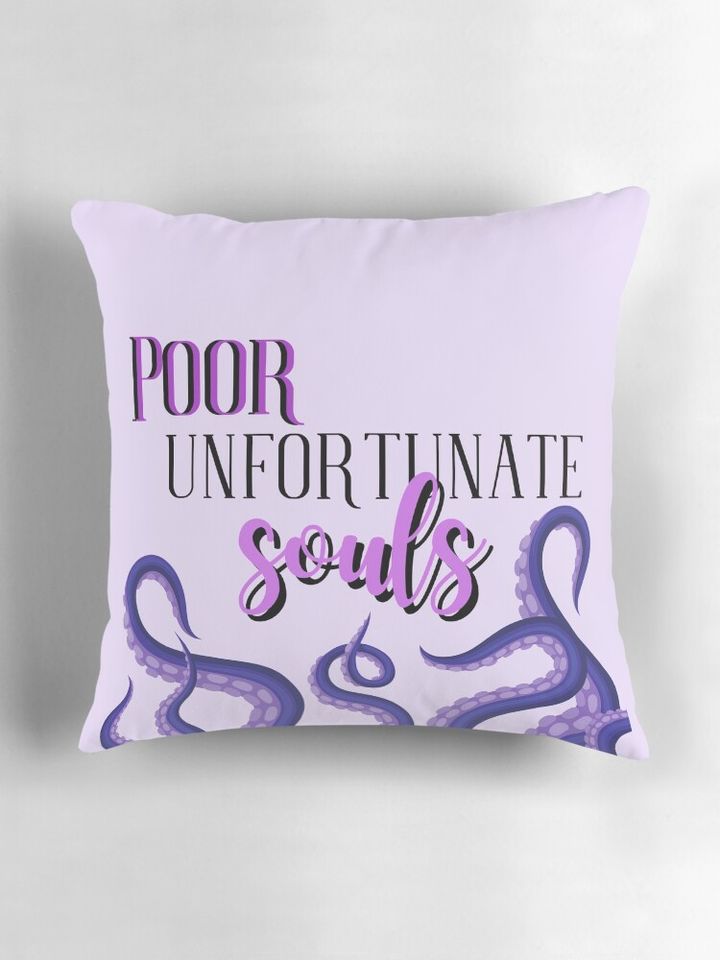 Poor Unfortunate Souls Pillow