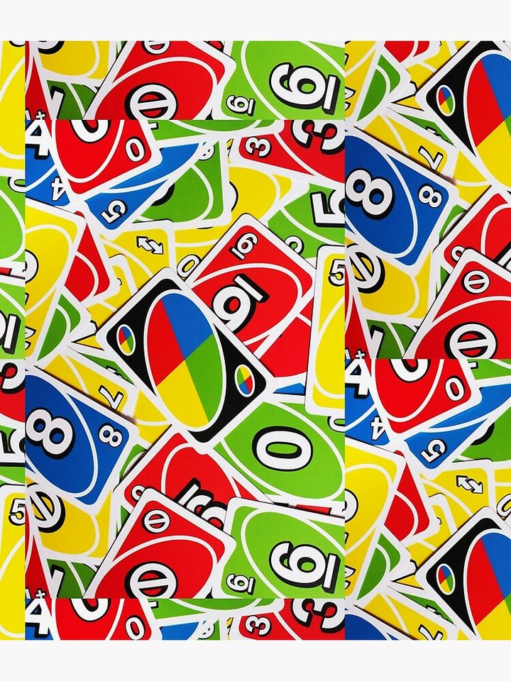 Uno Colorful Playing Cards Pattern Backpack