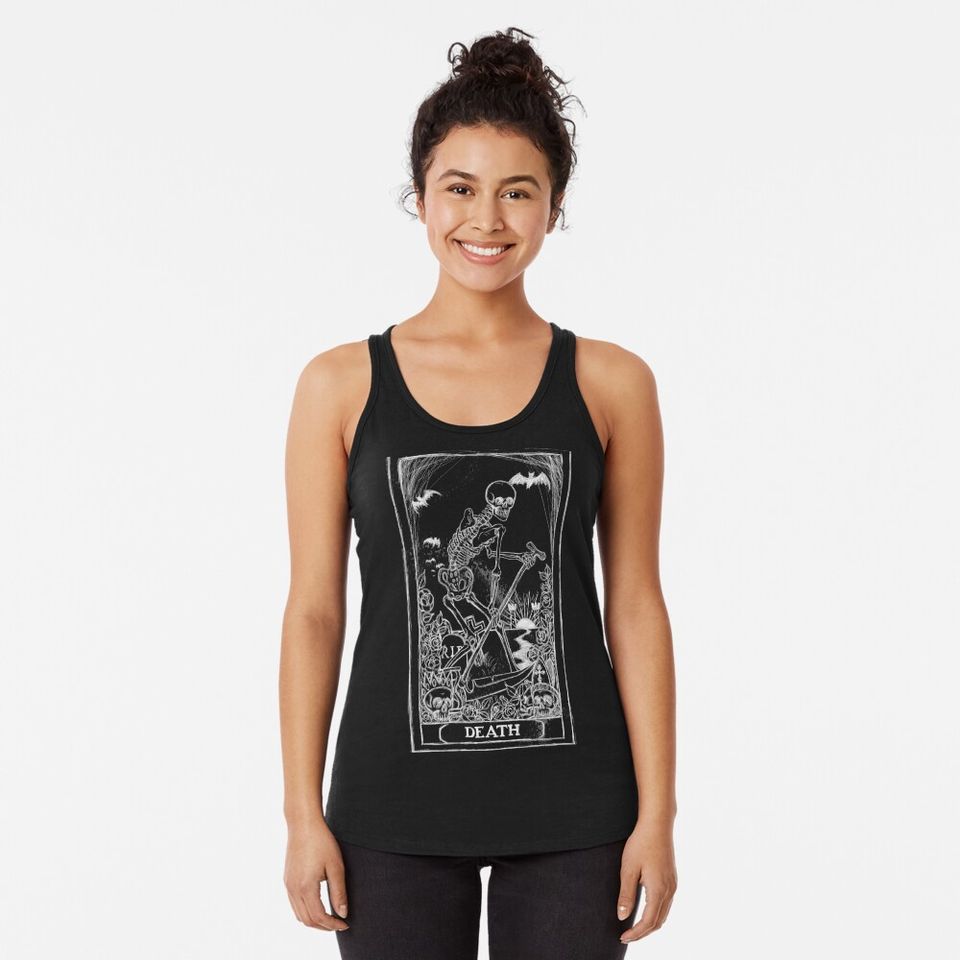 Death Card Racerback Tank Top