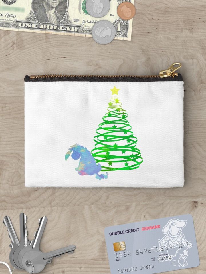 Disney Eeyore Christmas Makeup Bag