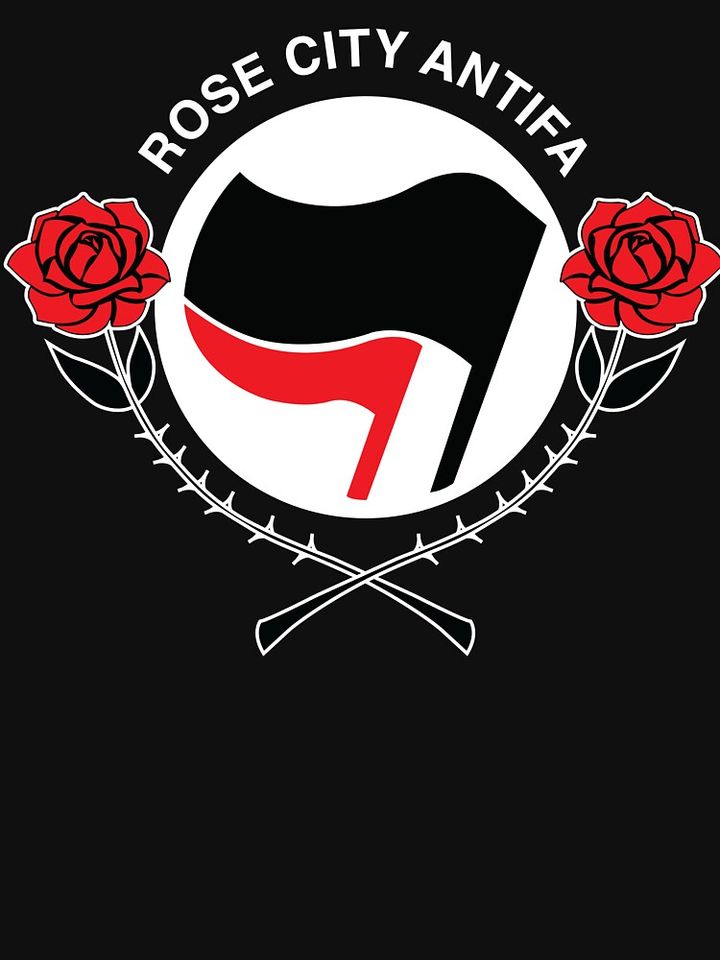 Bold Rose City Antifa Statement Classic T-Shirt
