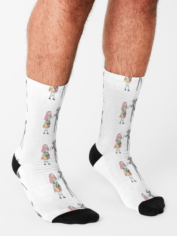 Jack and Sally Socks