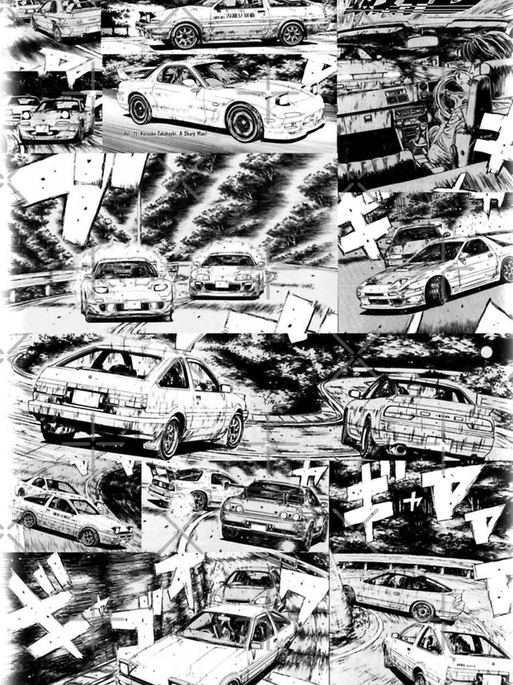 Initial D Manga iPhone Case