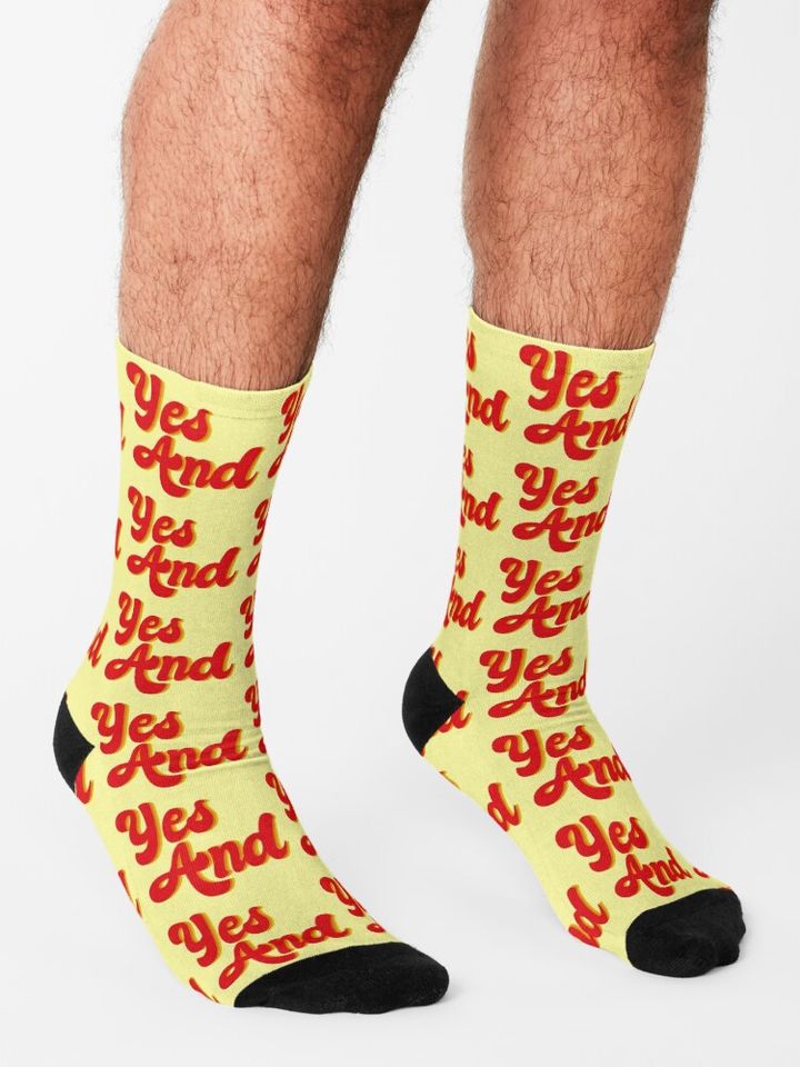 Yes And Improv Sketch Comedy Troupe Socks