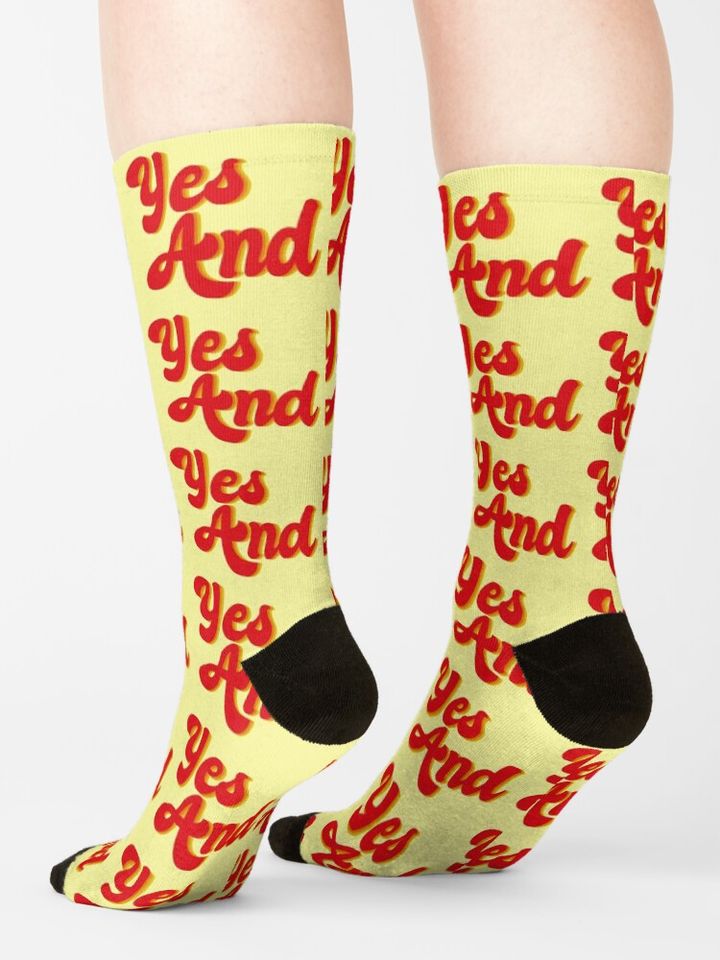 Yes And Improv Sketch Comedy Troupe Socks