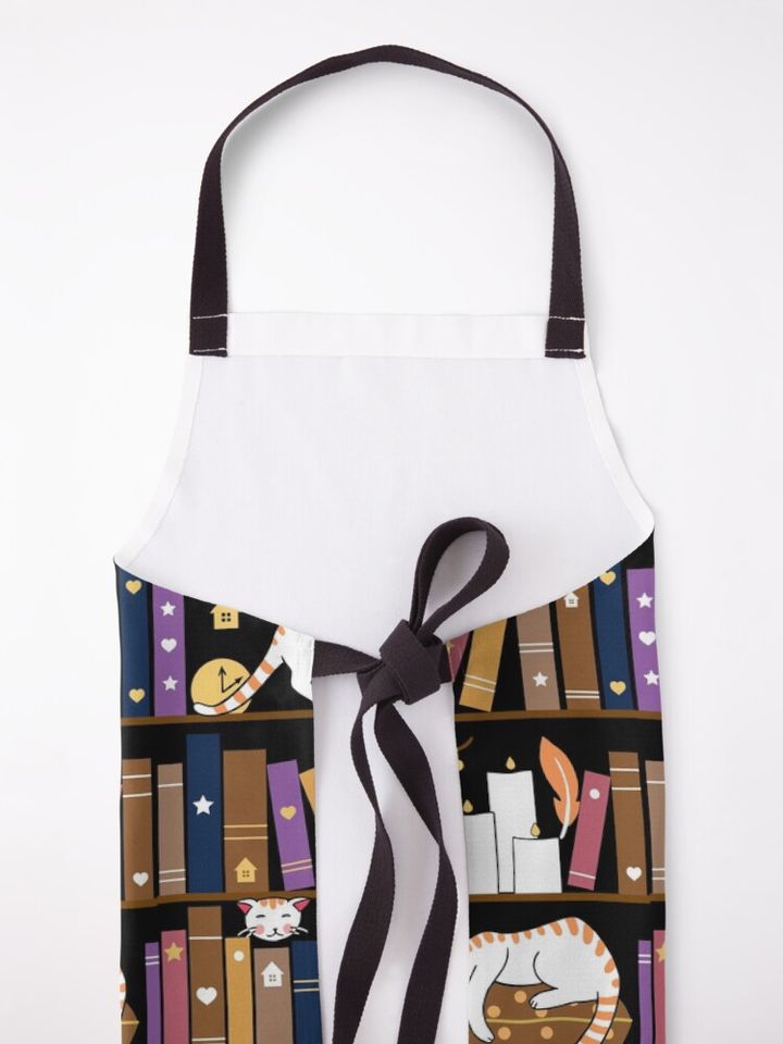 Library cats - caramel chocolate Apron