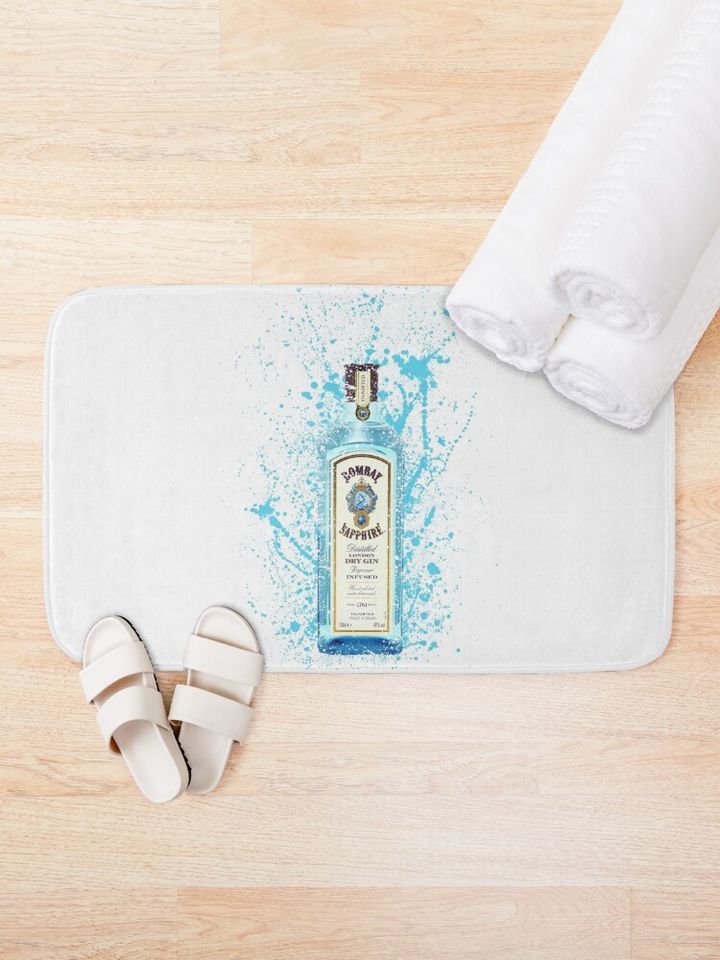 Bombay Sapphire Gin Bath Mat