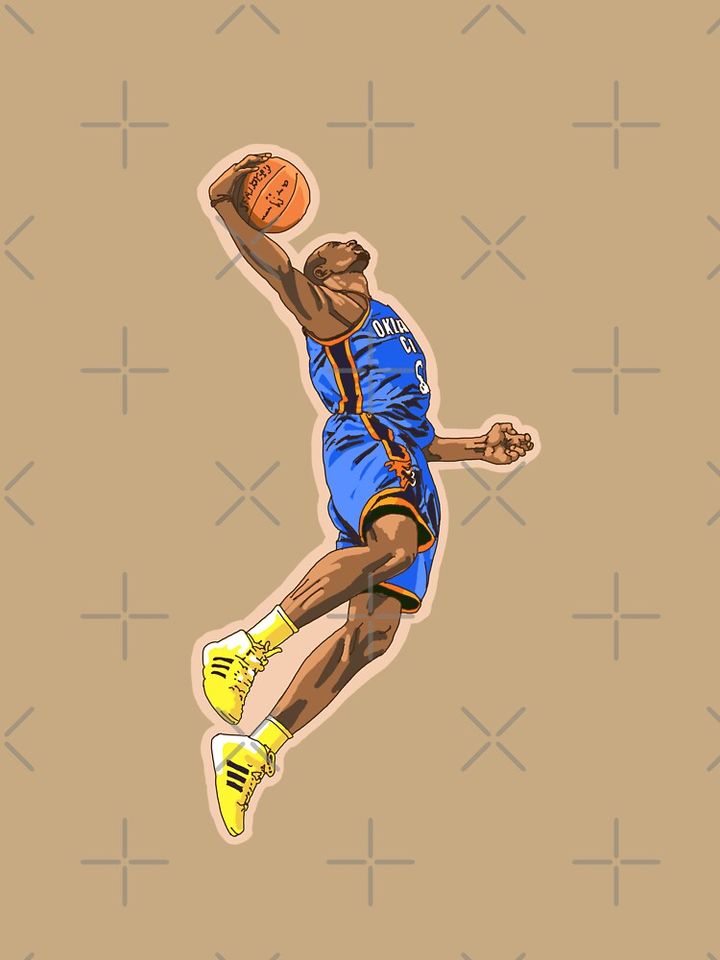 Serge Ibaka Artwork Premium Oversized Sweatshirt