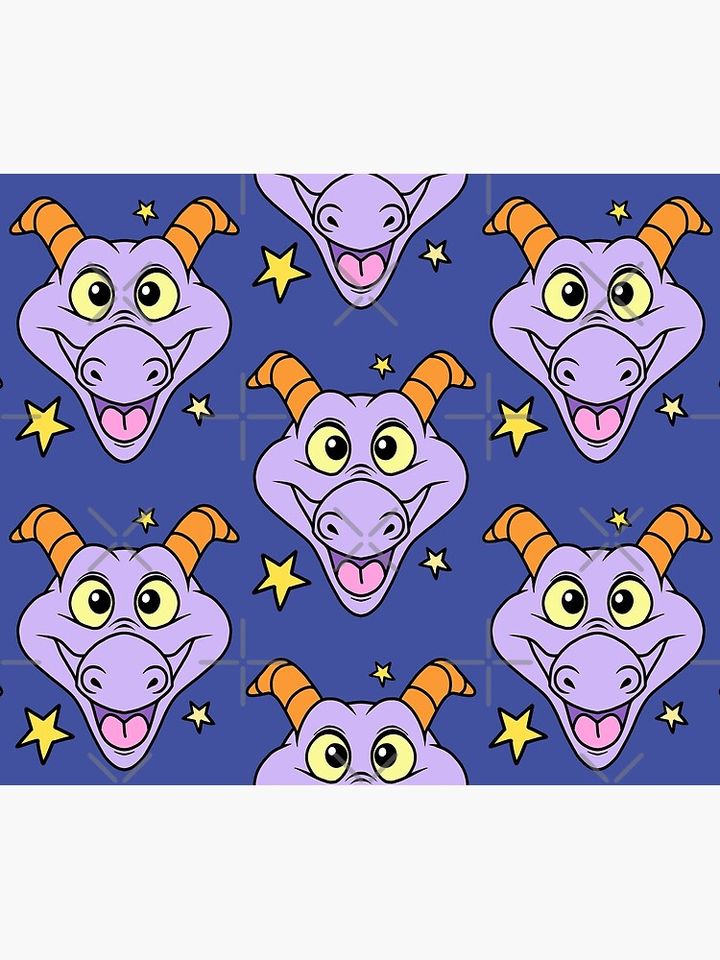 Figment with Stars Throw Blanket