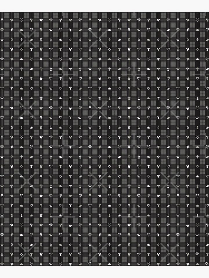 Kingdom Hearts III - Flannel Pattern (Black) Apron