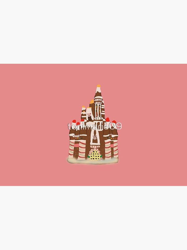Disney Christmas Gingerbread Castle Makeup Bag