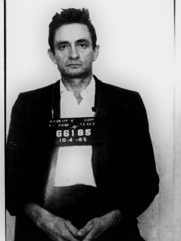 Johnny Cash Mug Shot Vertical Premium Matte Vertical Poster