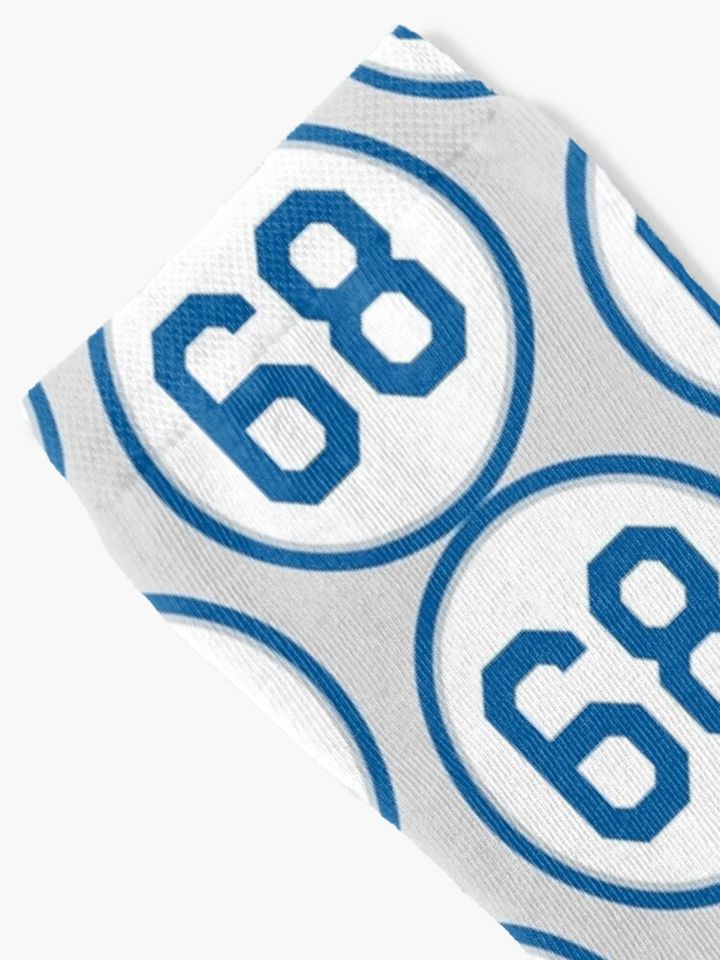 Ross Stripling #68 Jersey Number Socks