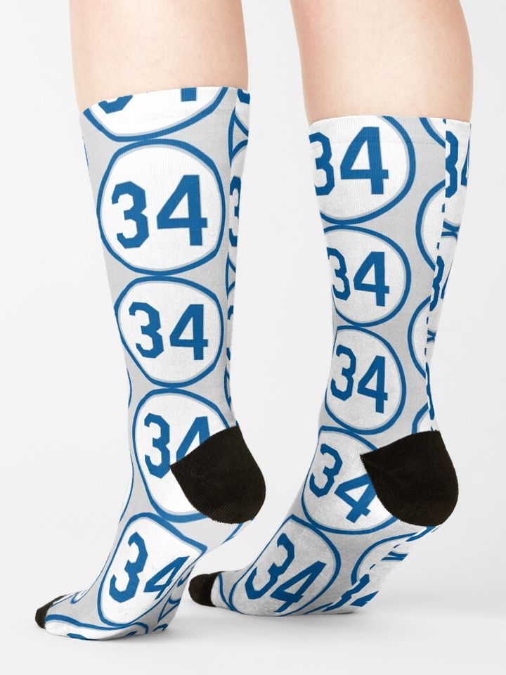 FRD Valenzuela #34 Jersey Number Socks
