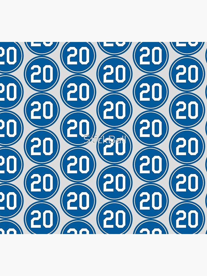 Don Sutton #20 Jersey Number Socks