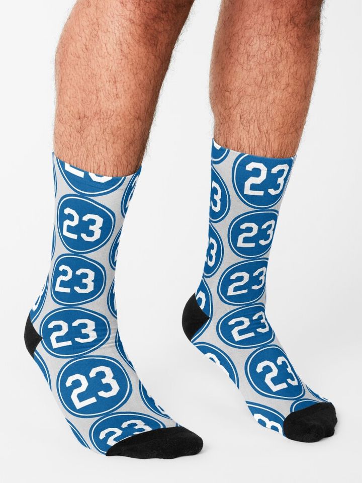 Kirk Gibson #23 Jersey Number Socks