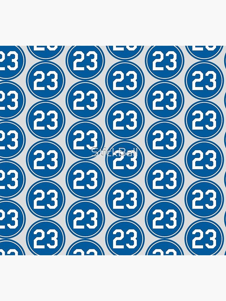 Kirk Gibson #23 Jersey Number Socks