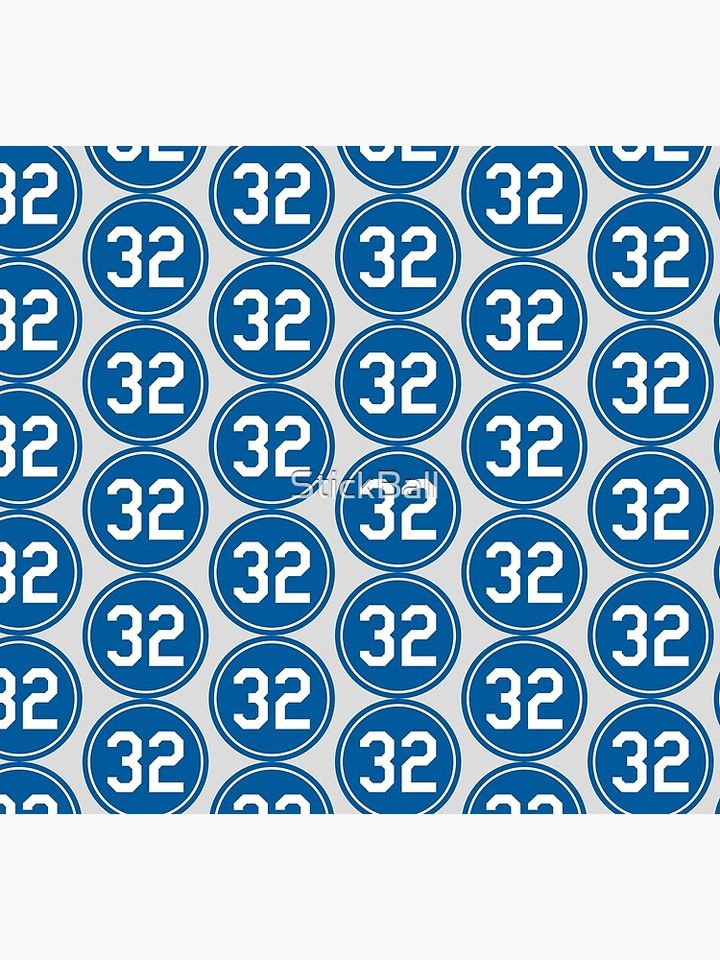 Sandy Koufax #32 Jersey Number Socks