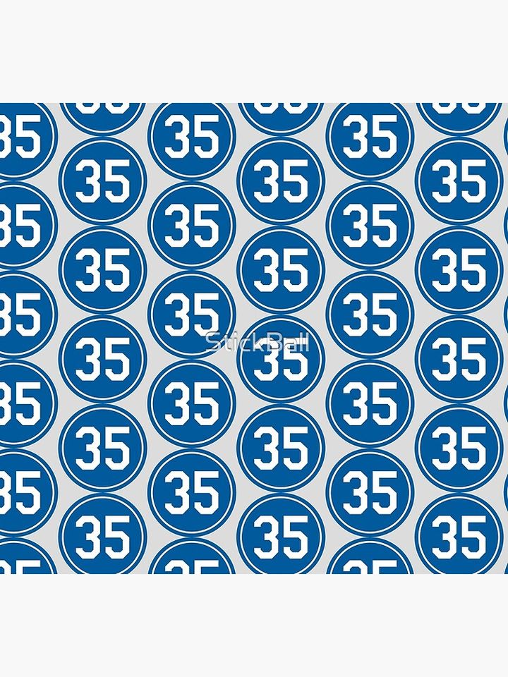 Cody Bellinger #35 Jersey Number Socks