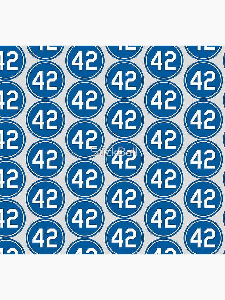 Jackie Robinson #42 Jersey Number Socks