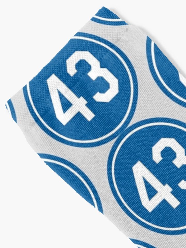 Raul Mondesi #43 Jersey Number Socks