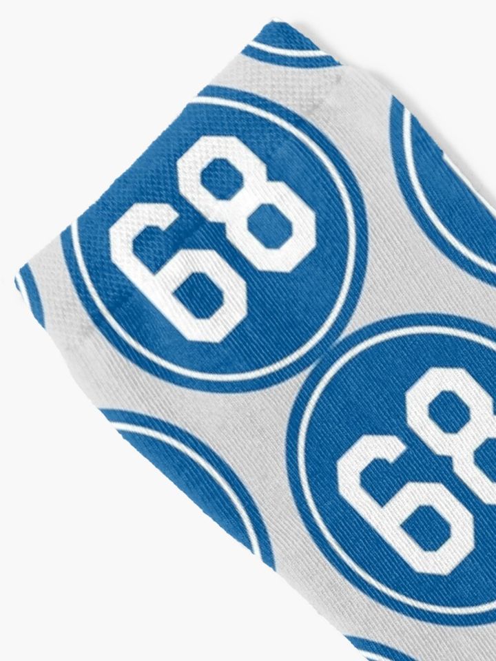 Ross Stripling #68 Jersey Number Socks