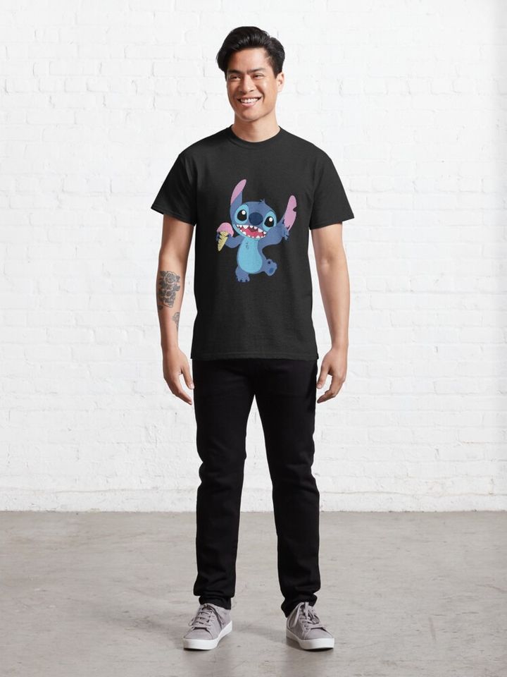 Summer Stitch Classic T-Shirt, Disney Lilo Stitch Shirt