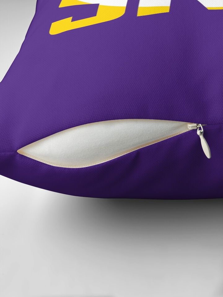 Minnesota Vikings Skol Text Design Pillow