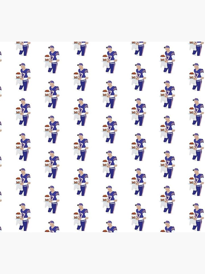 Josh Allen, Buffalo Bills, Duff's Chicken Wings Sticker Socks