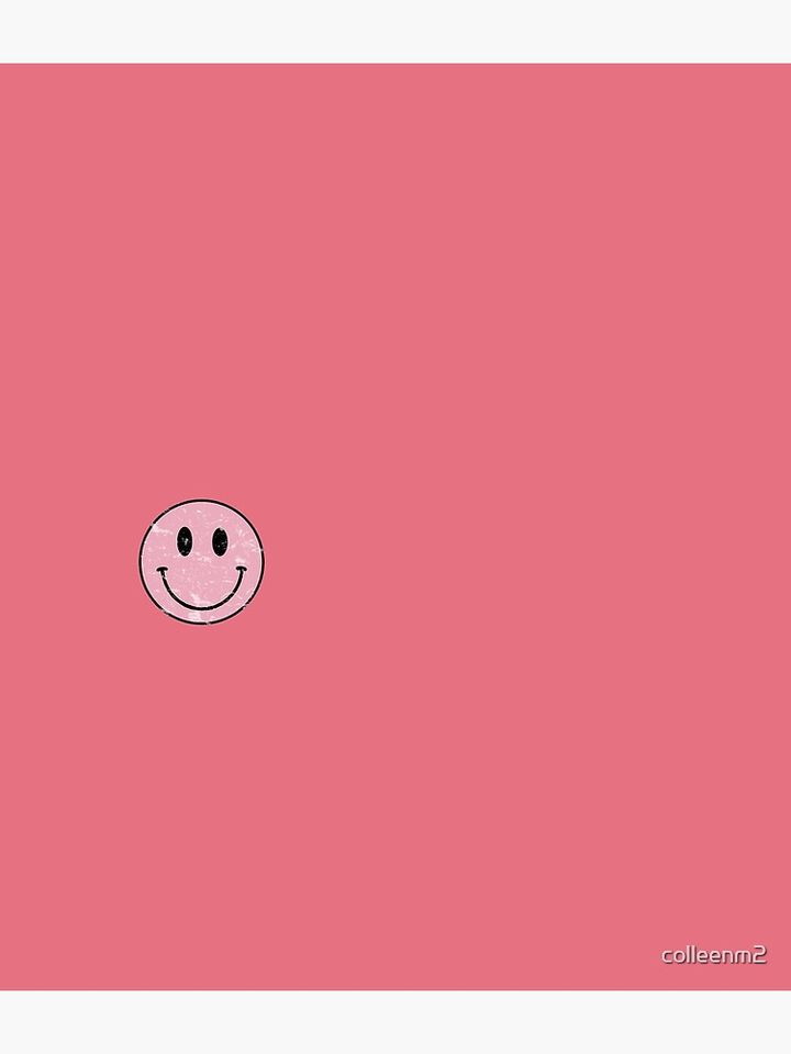 Pink Vintage smiley face  Backpack