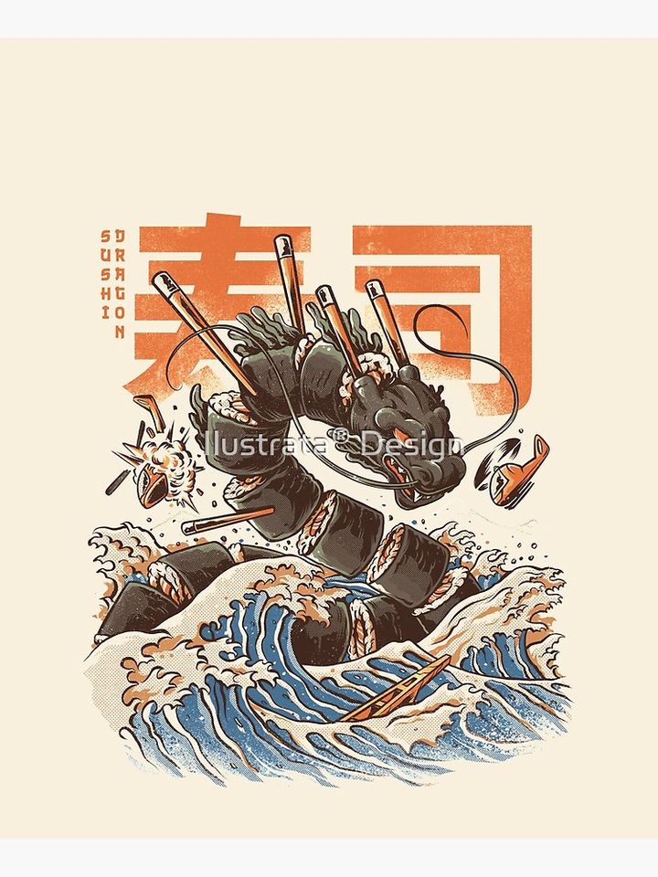 Great Sushi Dragon  Apron