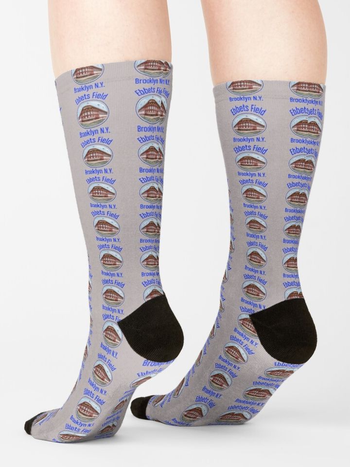 Historic Ebbets Field Brooklyn N.Y. Socks
