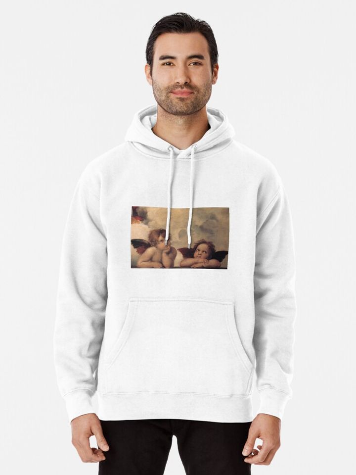 THE SISTINE MADONNA  - RAPHAEL Pullover Hoodie