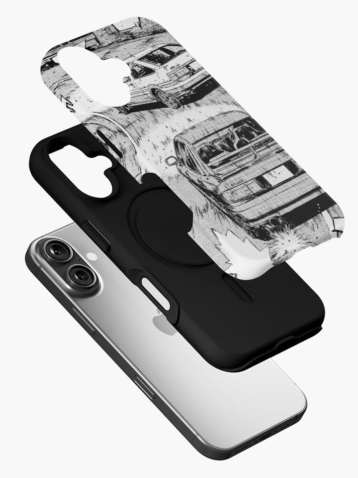 Initial D AE86 Vs EVO iPhone Case