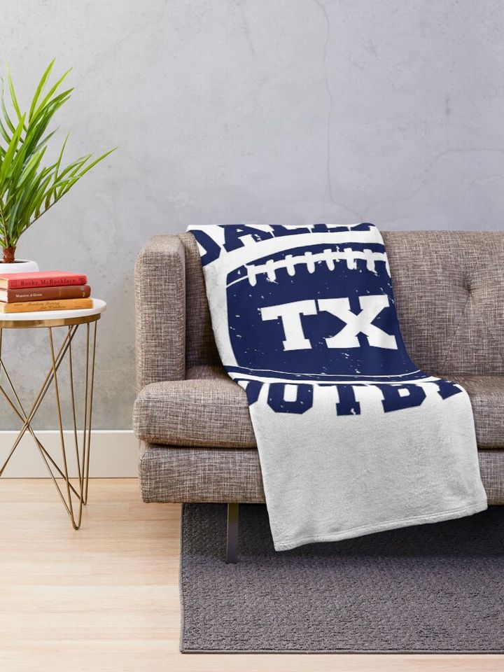 Dallas football Throw Blanket