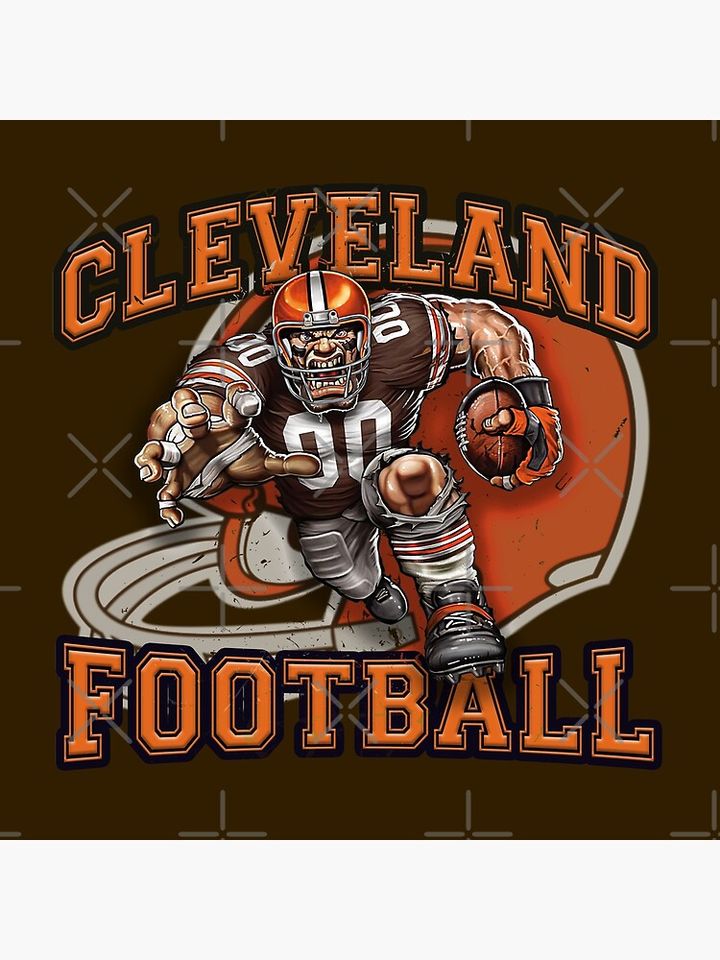 Cleveland Football Pillow