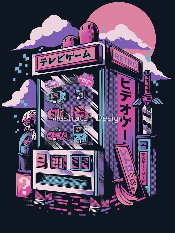 Retro gaming machine Pullover Sweatshirt