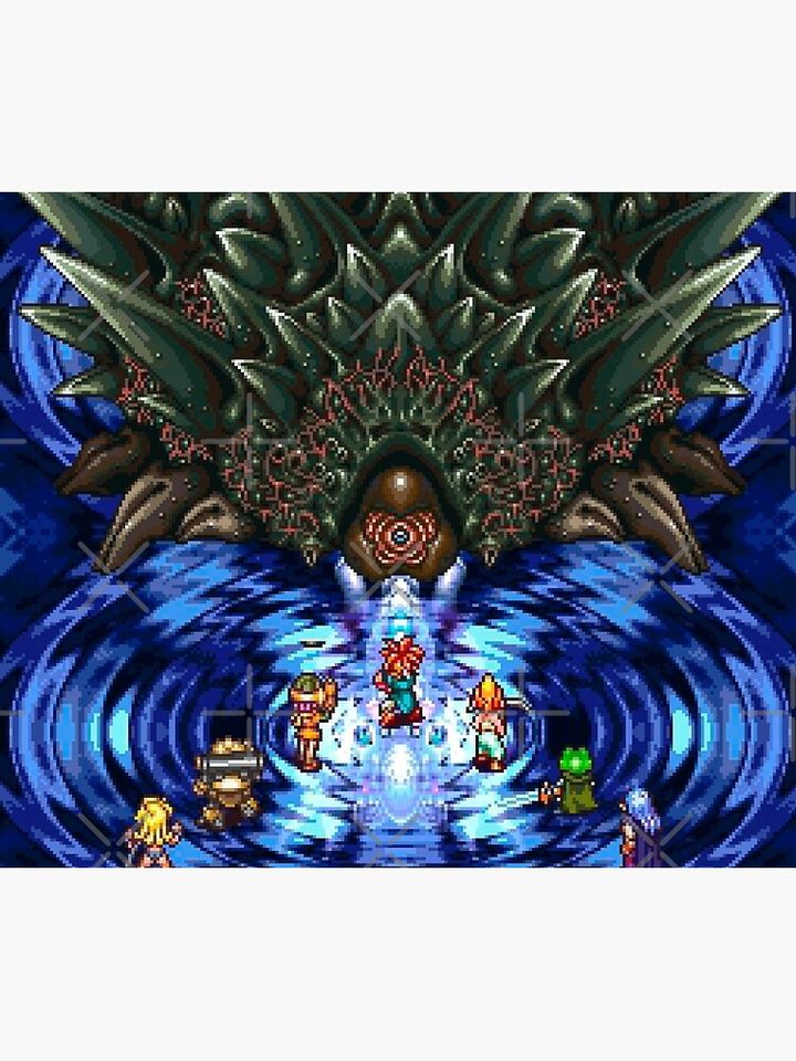 Chrono Trigger Lavos Battle Throw Blanket