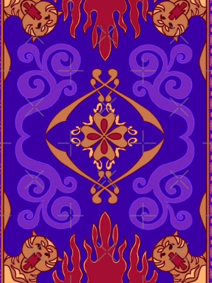 Aladdin 1992 Magic Carpet Scarf