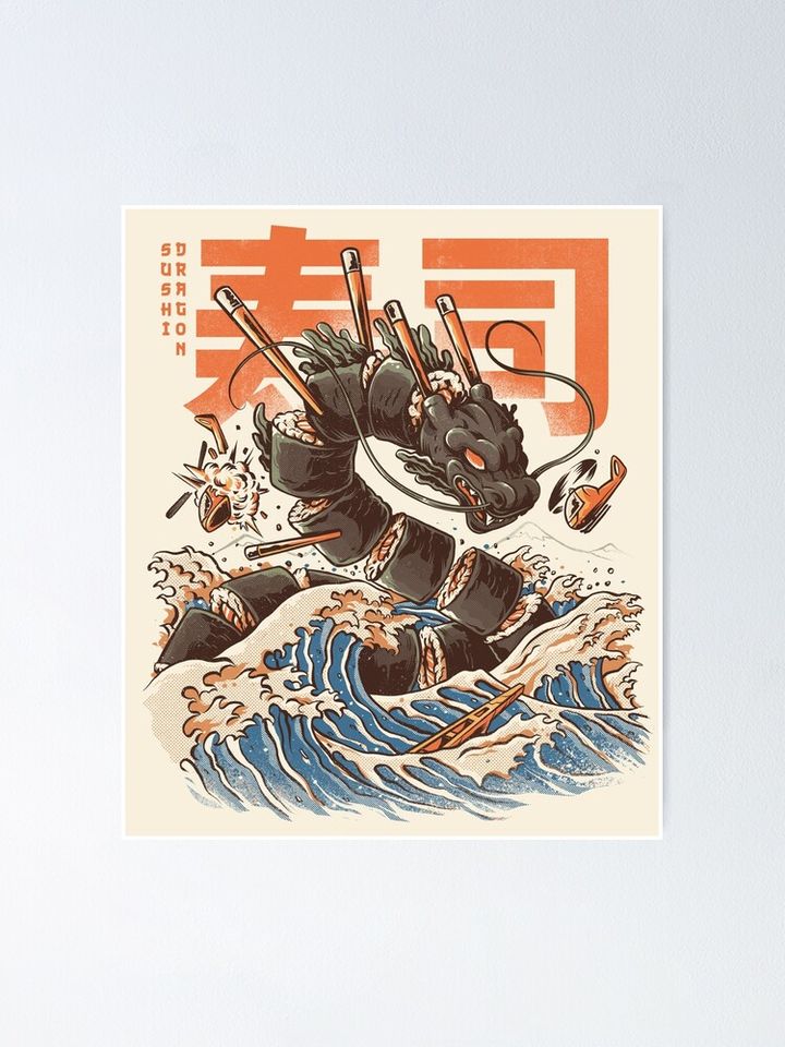 Great Sushi Dragon  Poster